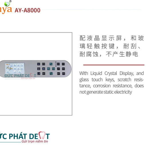 Ghế Nha Khoa AY-A8000 Khử Khuẩn Tự Động - Ảnh 3