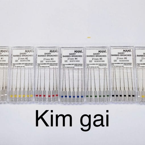 Trâm gai Mani Short Barbed Broaches - Mani