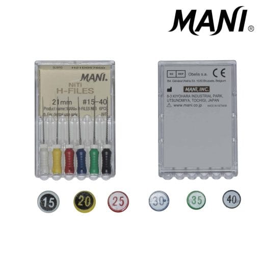 Dũa tay dẻo Niti H-Files - MANI