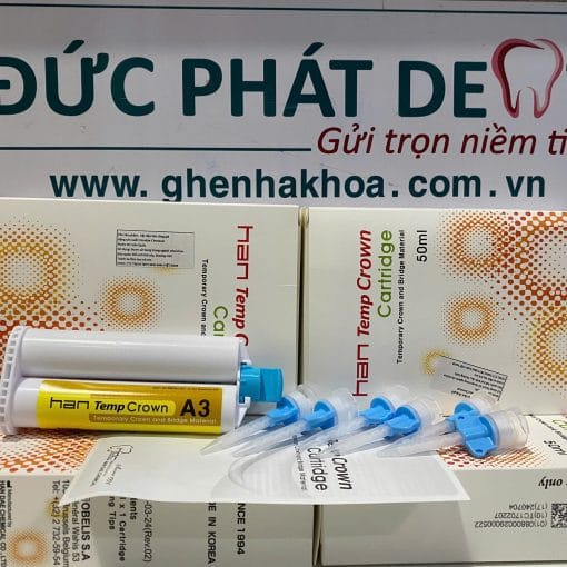 Vật liệu làm răng tạm Han Temp Crown Cartridge