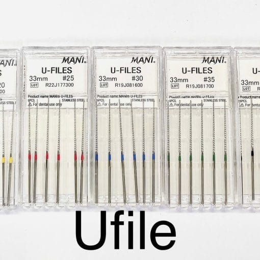 Trâm rung rửa nội nha siêu âm Ultrasonic FILES U-file - Mani Nhật Bản