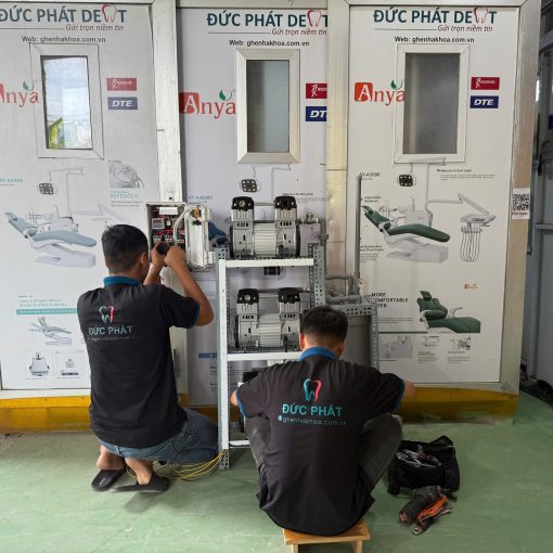 Máy hút trung tâm 03 motor chạy xoay tua