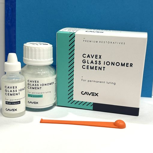 Xi Măng gắn cầu mão CAVEX GLASS IONOMER CEMENT (35g Bột +15ml nước)