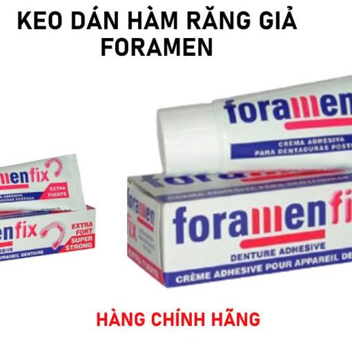 Keo dán hàm Foramen Fix 45g - Ảnh 3