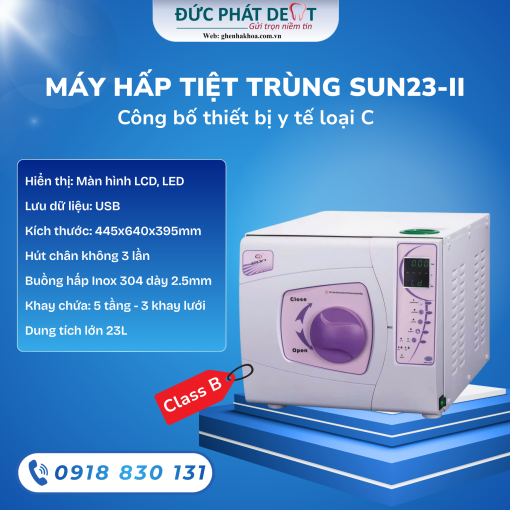 Máy hấp tiệt trùng SUN23-II